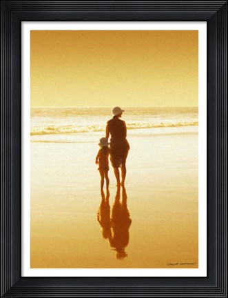 Framed Mother &amp; Daughter Print