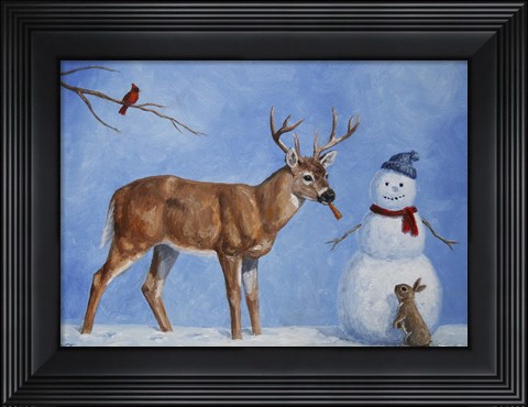 Framed Whose Carrot? Print