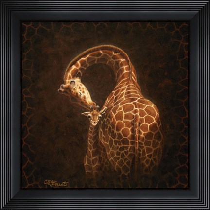 Framed Love&#39;s Golden Touch Print