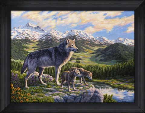 Framed Passing It On Print