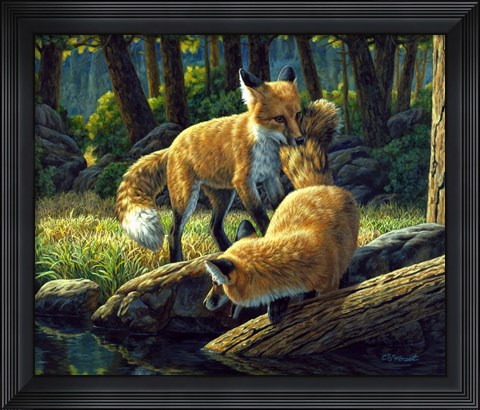 Framed Sibling Rivalry Print