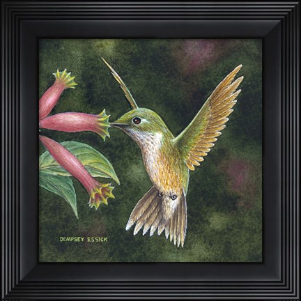 Framed Backyard Jewel Print