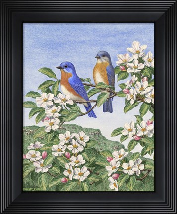 Framed Grandfather&#39;s Seasons Spring Print