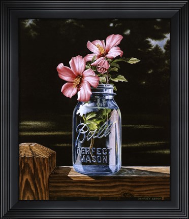 Framed Rose of Sharon Print