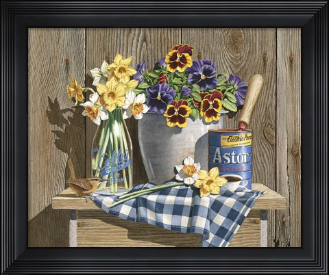 Framed Cled&#39;s Crock Print