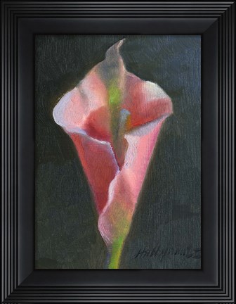 Framed Pink Cala Lily Print