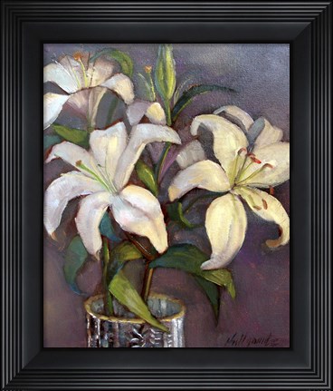 Framed Lilies Print