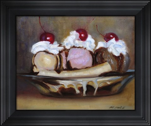 Framed Banana Split Print