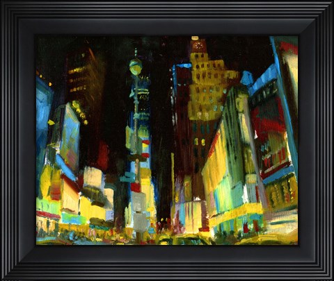 Framed Times Square II Print