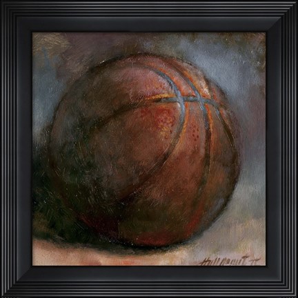 Framed Basketball Print