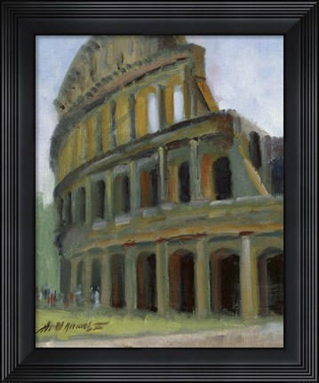 Framed Roman Colosseum Print