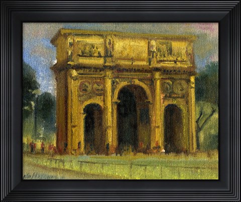 Framed Roman Arch Print