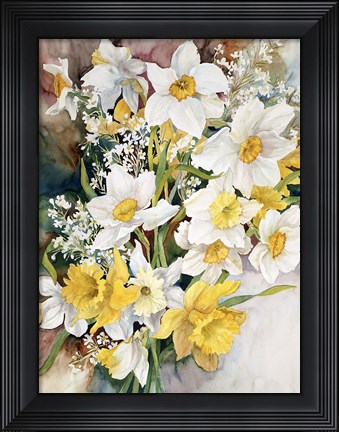 Framed Spring Daffodils Print