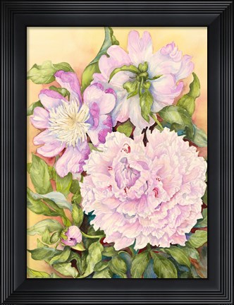 Framed Spring Peony Print