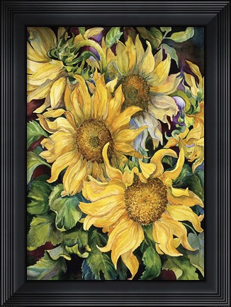 Framed Sunflowers Print