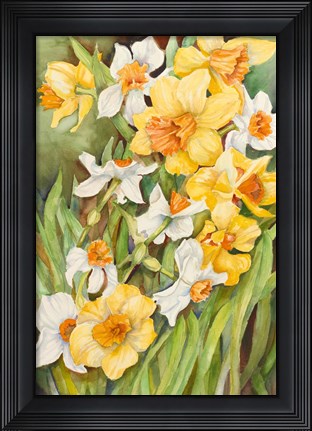 Framed Early Spring Flowers Print