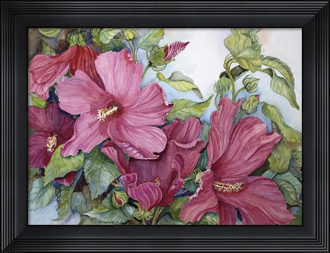 Framed Tropical Heat Print