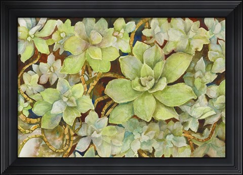 Framed Chicks and Hens Print