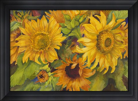 Framed Sunny Faces Print