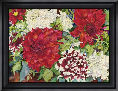 Framed Fire and Ice Print
