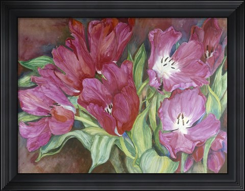 Framed Ruby Reds Print