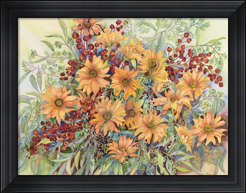 Framed Shades Of Autumn Print