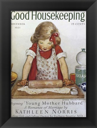 Framed Good Housekeeping November 1931 Print