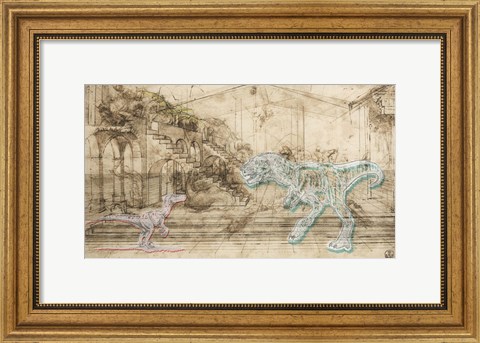 Framed Raptor Print