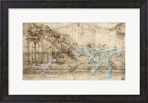 Framed Raptor Print