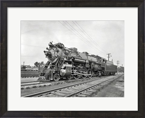 Framed Vintage Train Print