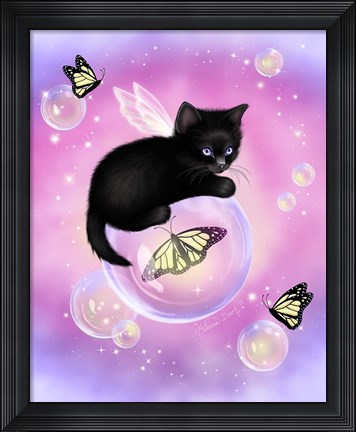Framed Dawn Bubbles Print
