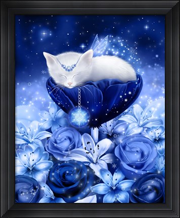 Framed Snowflake Daydreams Print