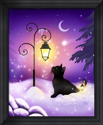 Framed Winter Twilight Print