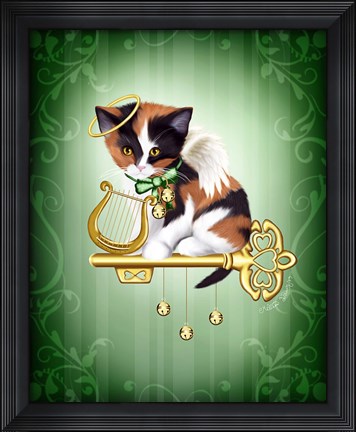 Framed Angel Paws Print