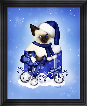 Framed Blue Winter Print