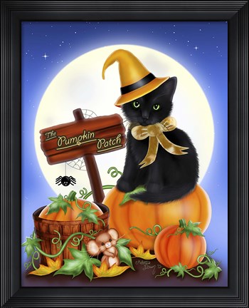 Framed Pumpkin Patch Print