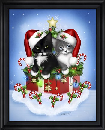 Framed Candy Cane Lane Print