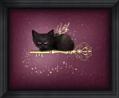 Framed Key of Enchantment Print