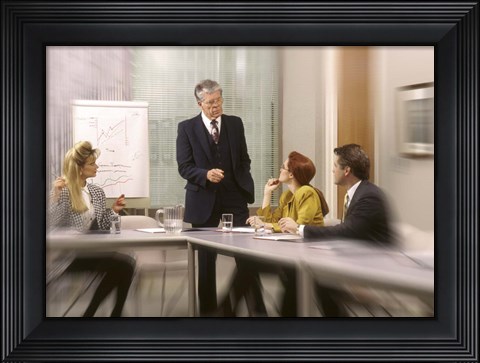 Framed Corporate Meeting Print