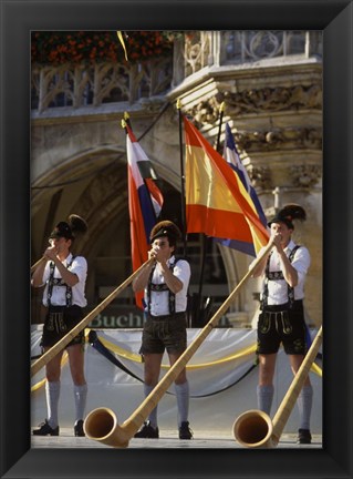 Framed Oktoberfest in Munich Print