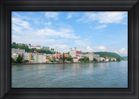 Framed Danube River, Passau Print