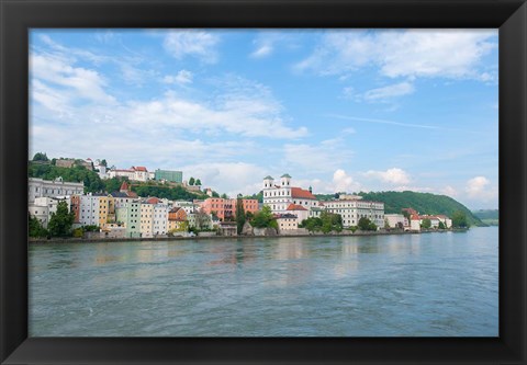 Framed Danube River, Passau Print