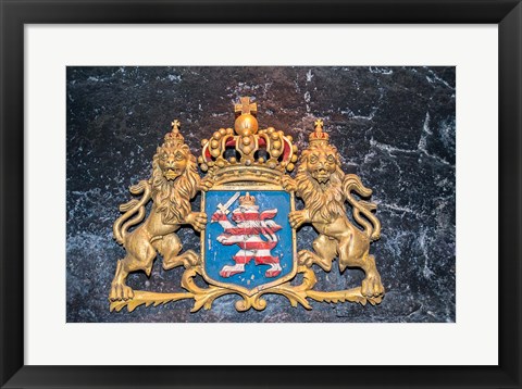 Framed Kupferberg Family Crest Print