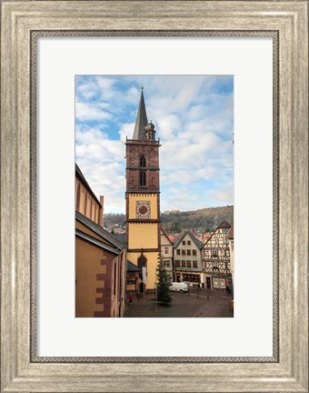 Framed Gothic Church Tower Print