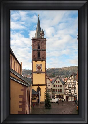 Framed Gothic Church Tower Print