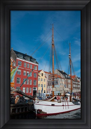 Framed Sailboats, Denmark Print
