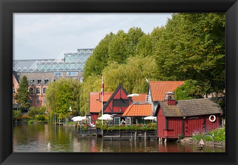 Framed Tivoli Gardens, Copenhagen, Denmark Print