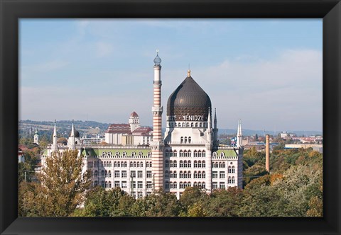 Framed Yenidze Cigarette Factory Print