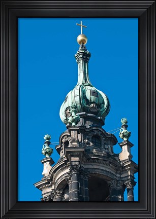 Framed Hofkirche (Church of the Court) Dresden, Germany Print