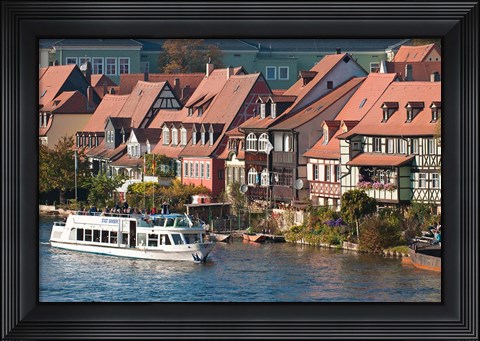 Framed Tour Boat in Little Venice Print